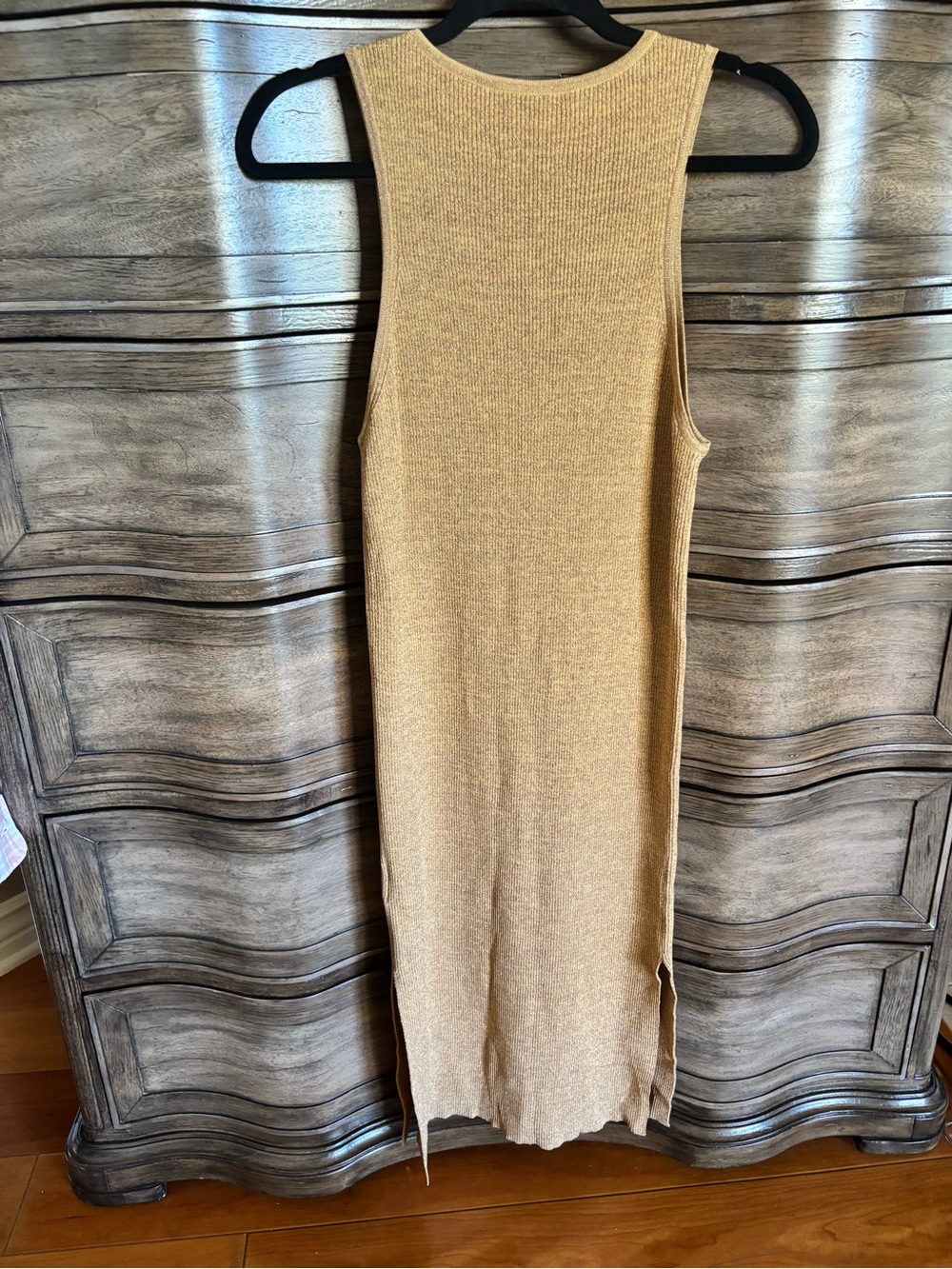 C/MEO Collective Ribbed Knit Tank Dress - Mustard
